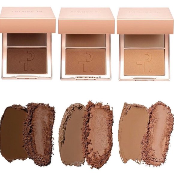 NIB ✅ Patrick TA SHE'S SCULPTED (MEDIUM) Contour & Powder Bronzer Duo ✨ BNIB - Picture 5 of 9
